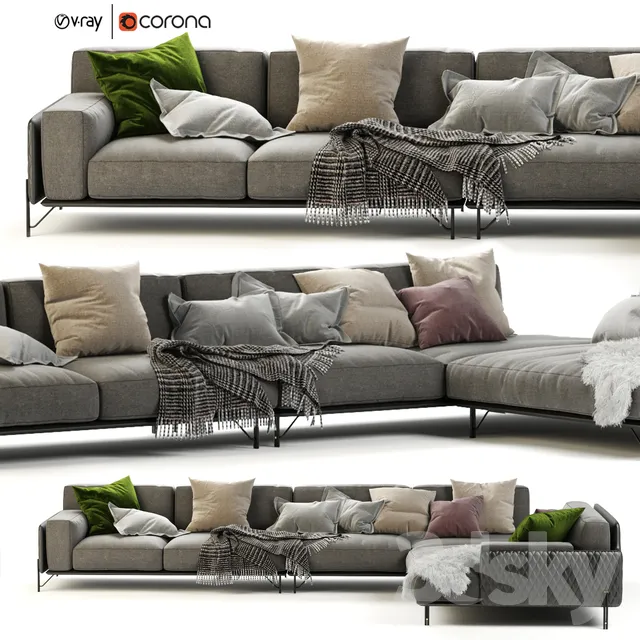 Furniture – Sofa 3D Models – 0267