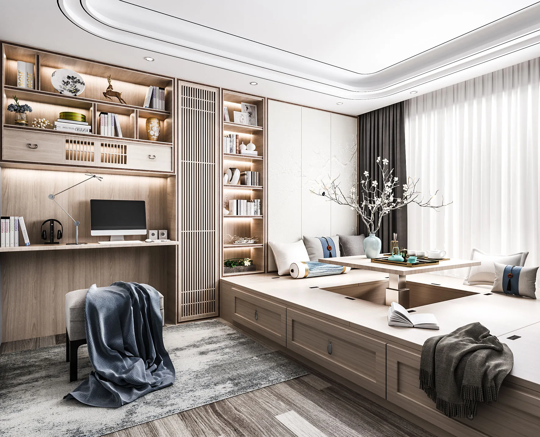 INTERIOR 3D SCENES – CHINESE STYLE – 0035