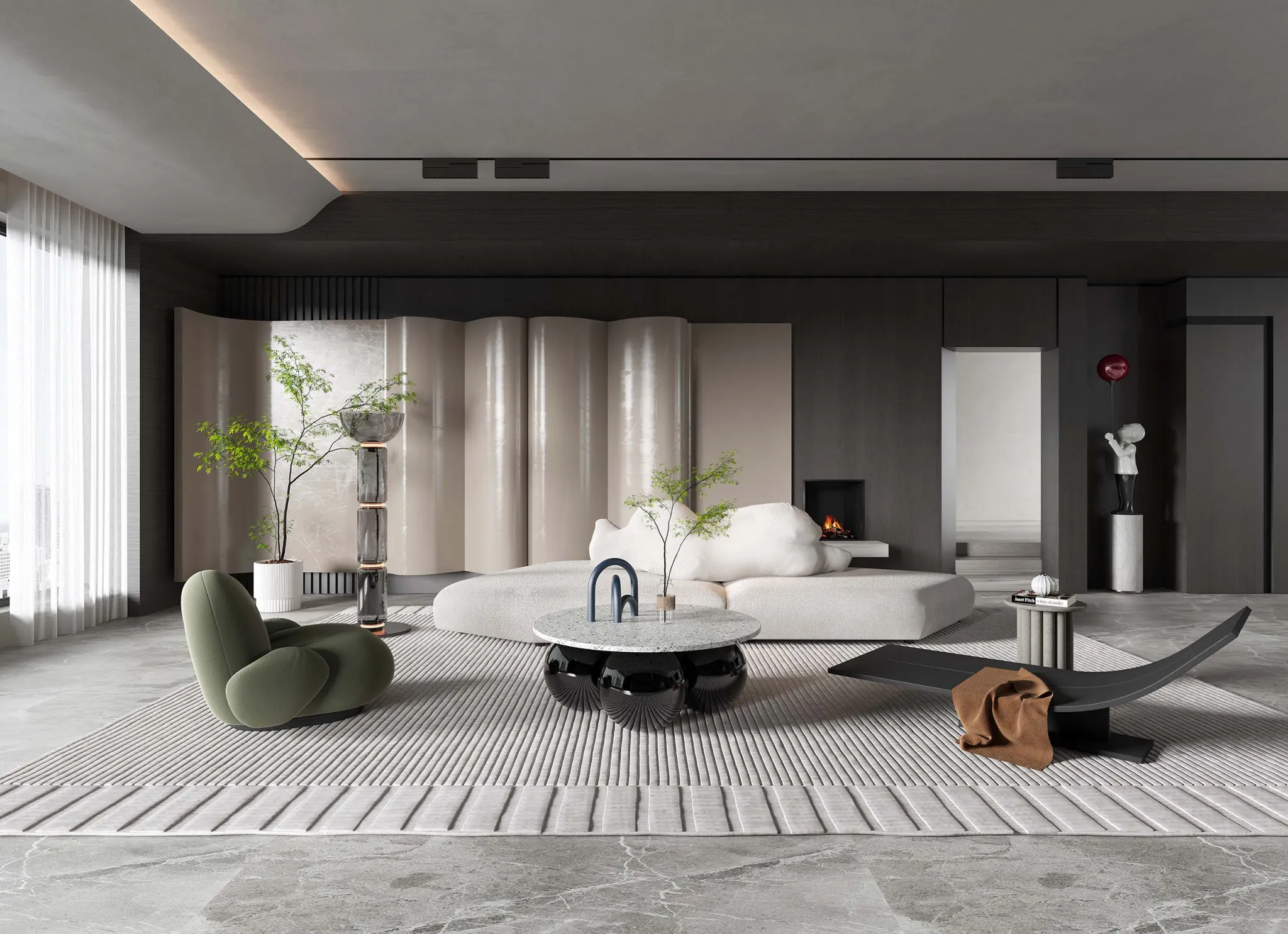 HOUSE SPACE 3D SCENES – LIVING ROOM – 0004