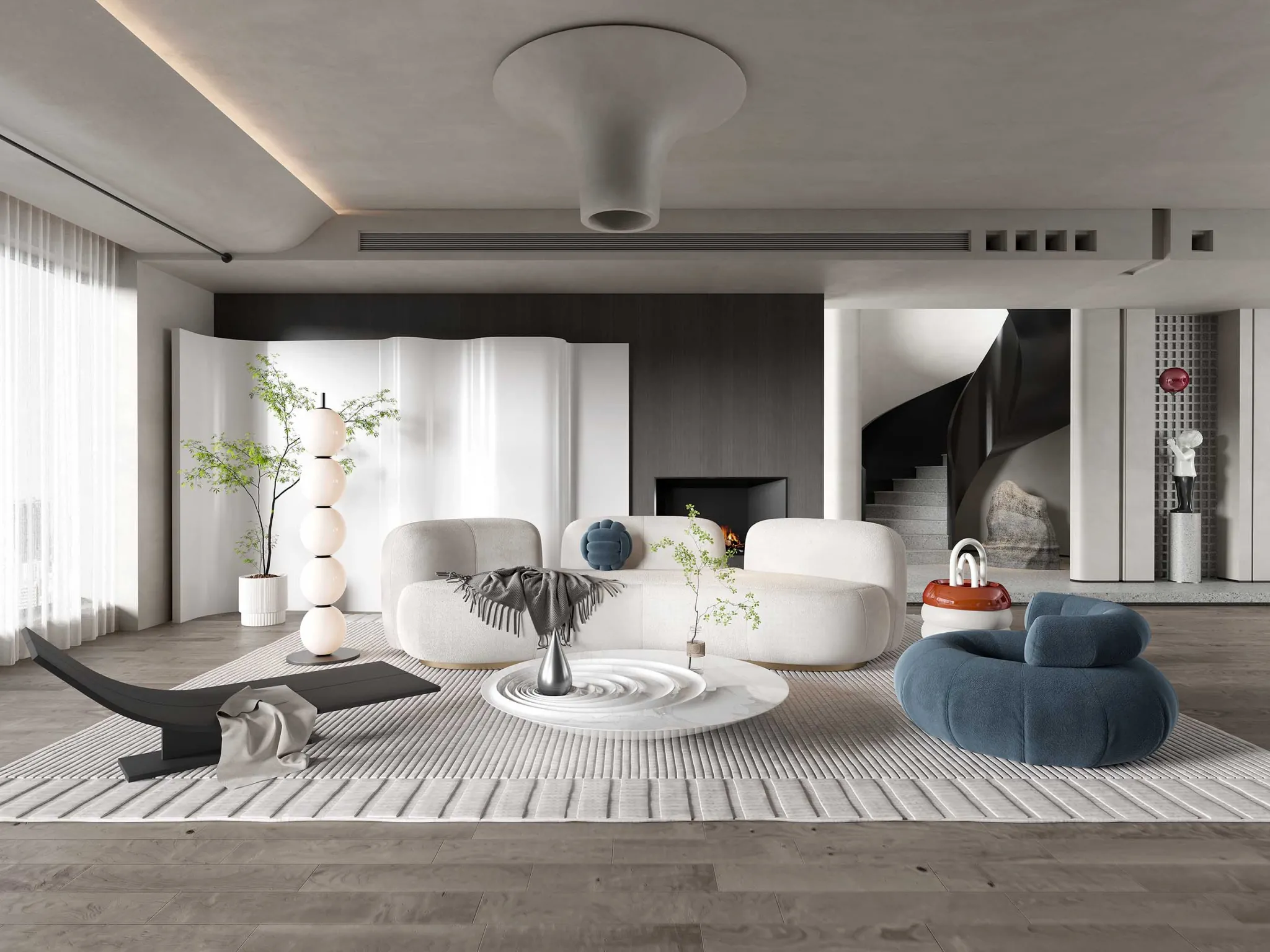 HOUSE SPACE 3D SCENES – LIVING ROOM – 0005