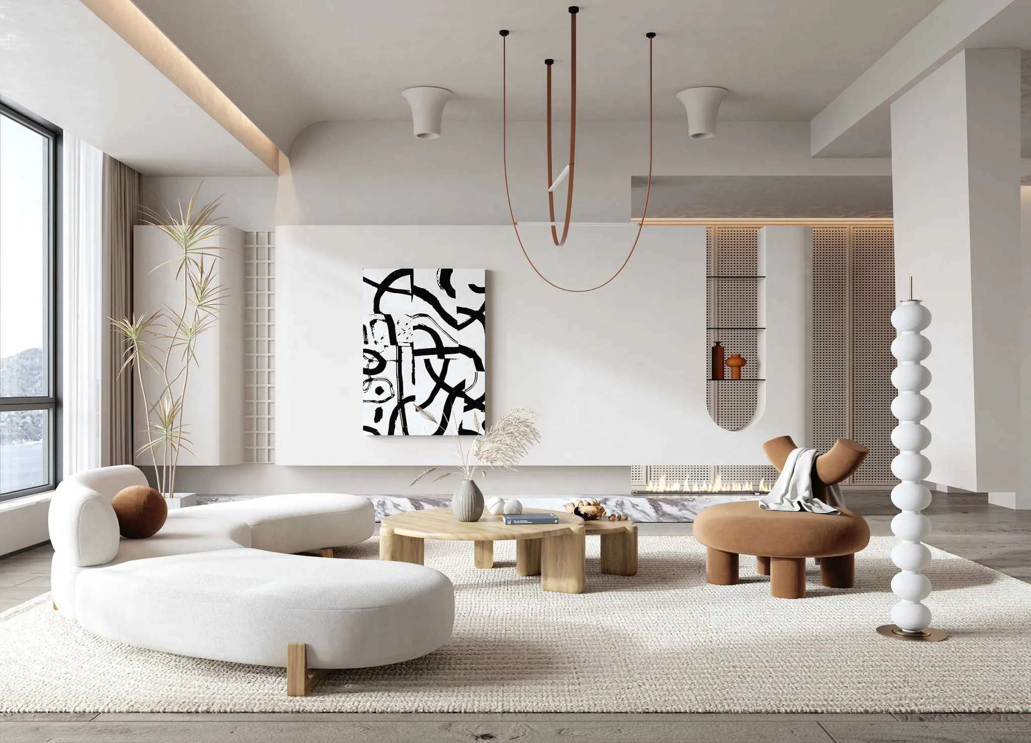 HOUSE SPACE 3D SCENES – LIVING ROOM – 0007