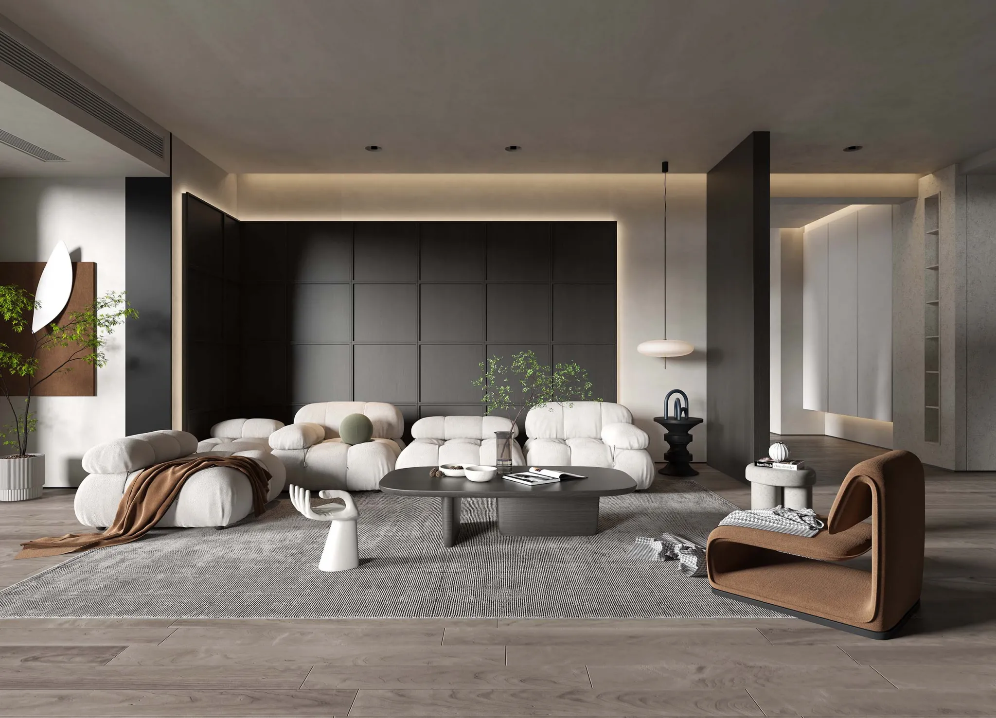 HOUSE SPACE 3D SCENES – LIVING ROOM – 0104