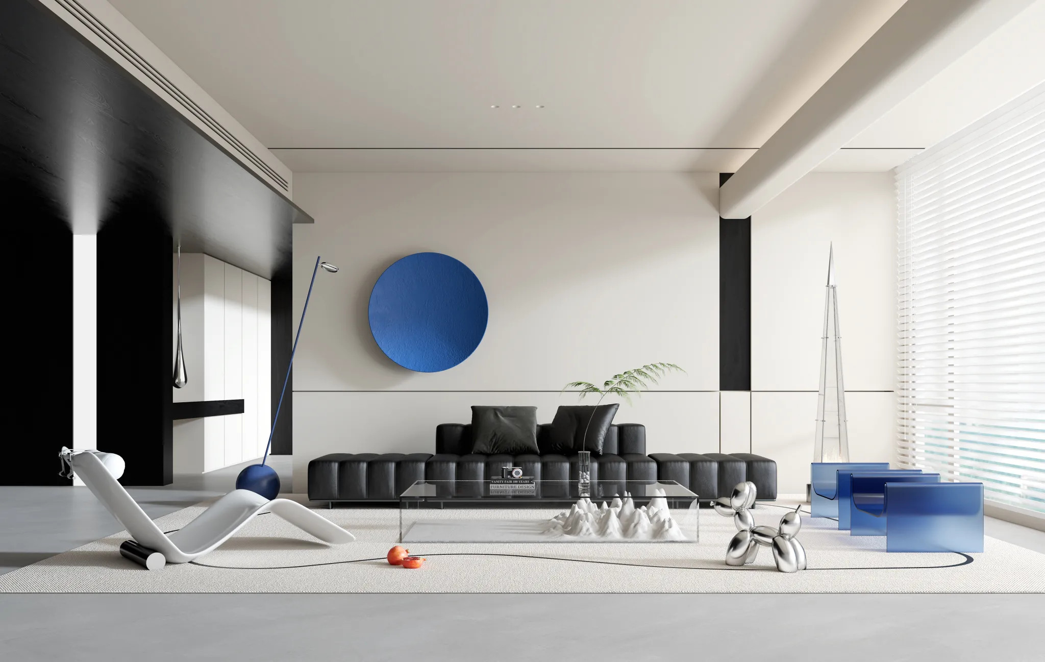 HOUSE SPACE 3D SCENES – LIVING ROOM – 0117