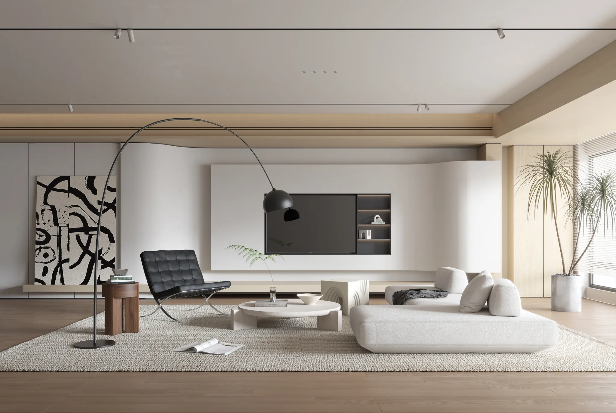 HOUSE SPACE 3D SCENES – LIVING ROOM – 0125