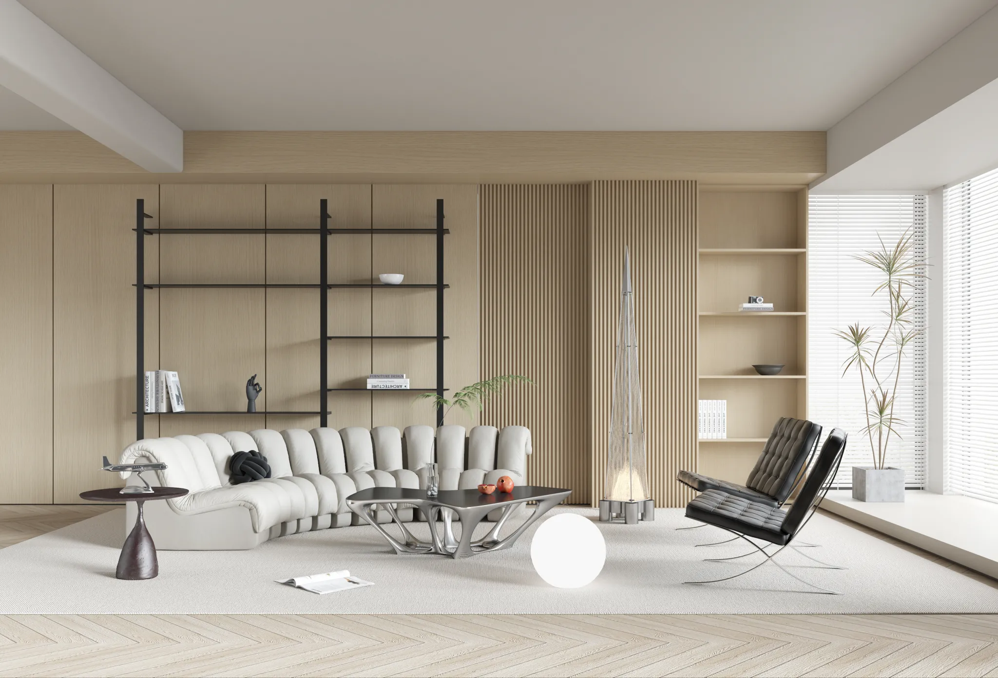 HOUSE SPACE 3D SCENES – LIVING ROOM – 0138