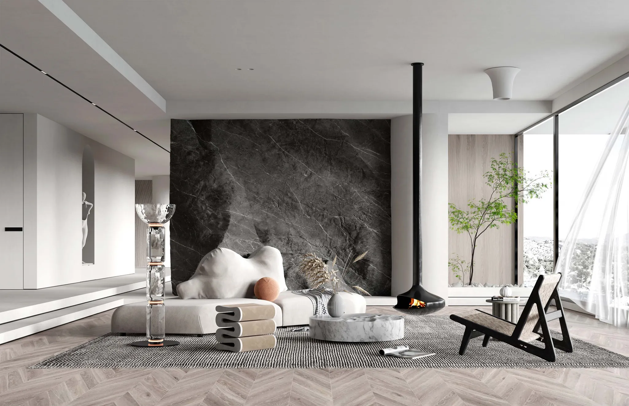 HOUSE SPACE 3D SCENES – LIVING ROOM – 0170