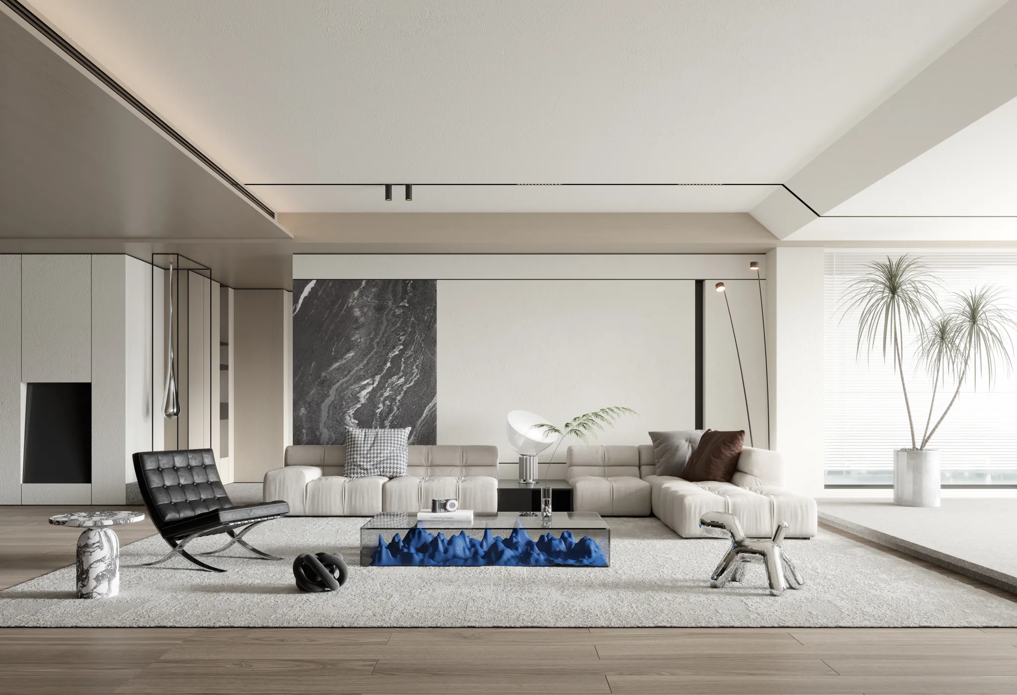 HOUSE SPACE 3D SCENES – LIVING ROOM – 0185