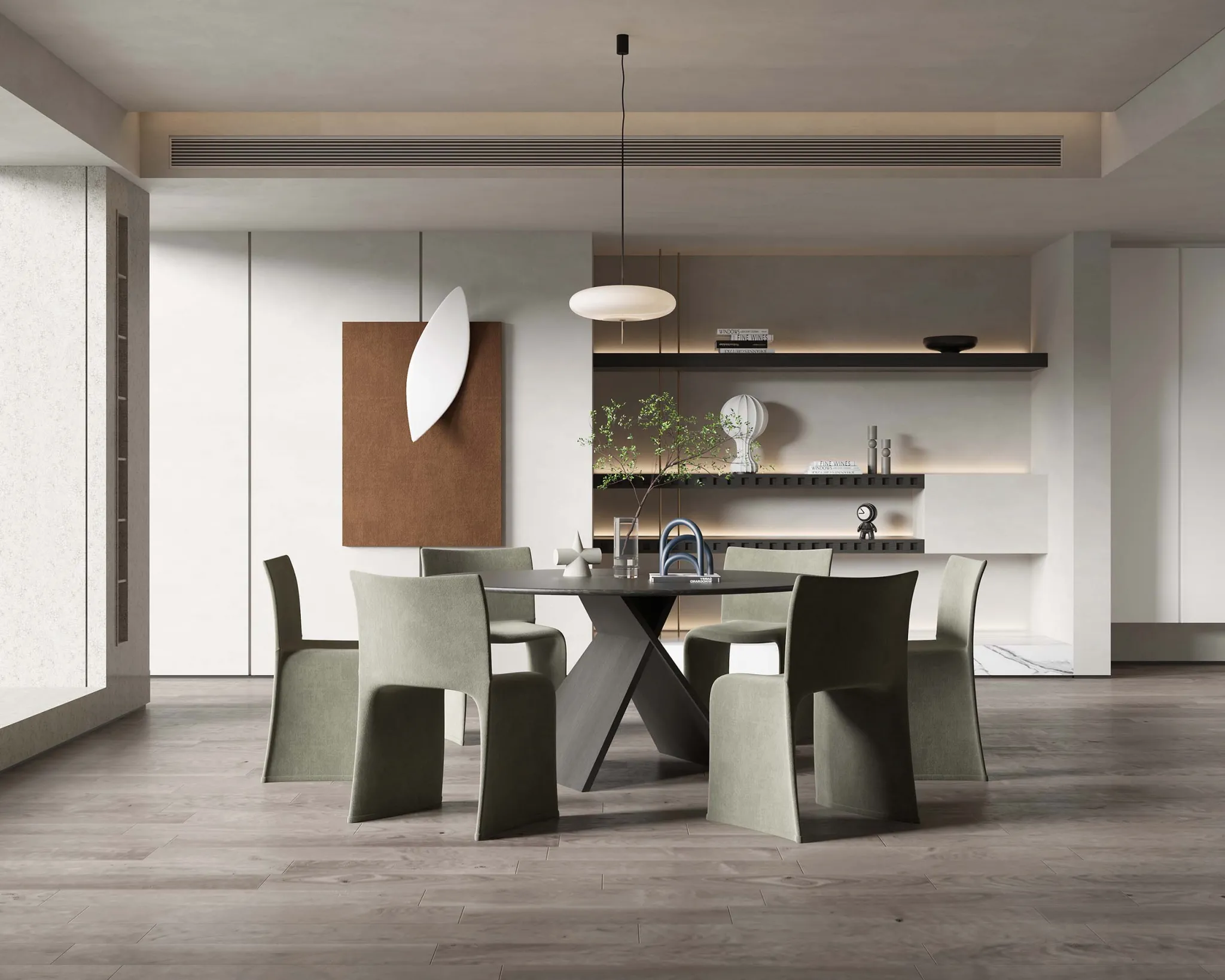 HOUSE SPACE 3D SCENES – DINING ROOM – 0017