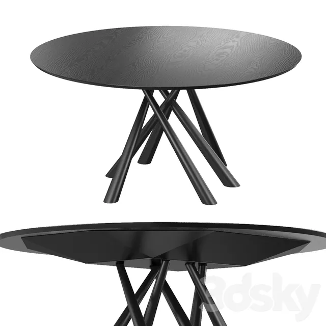 Forest table 150 3DS Max - thumbnail 3