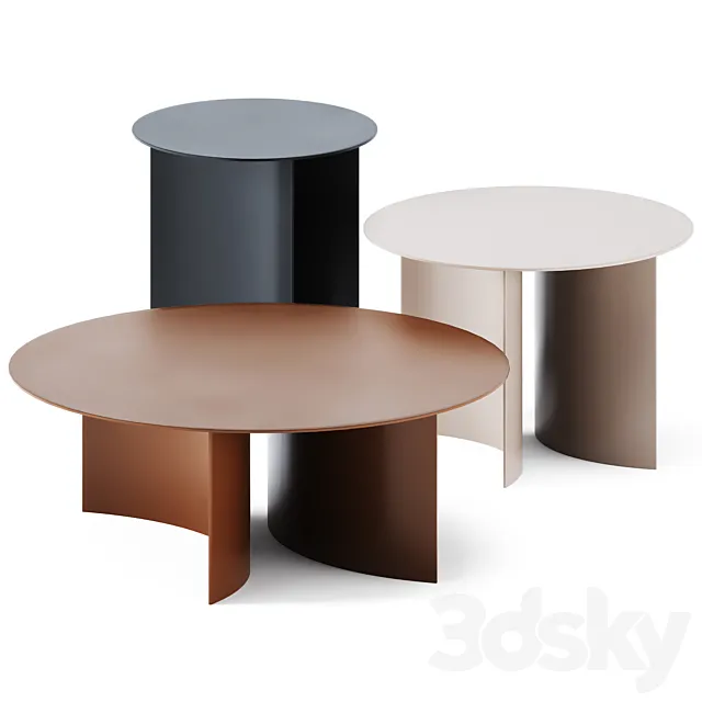 Coffee Tables Pierre by Flou 3DS Max - thumbnail 3