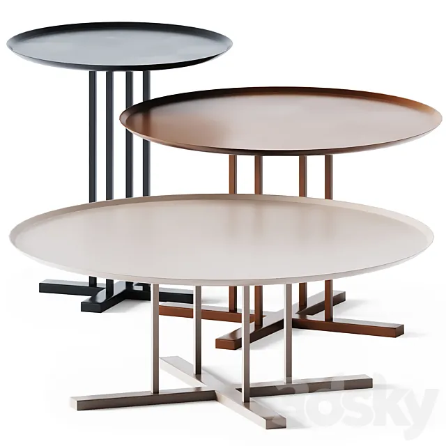 Coffee Tables Sini by B&T Design 3DS Max - thumbnail 3