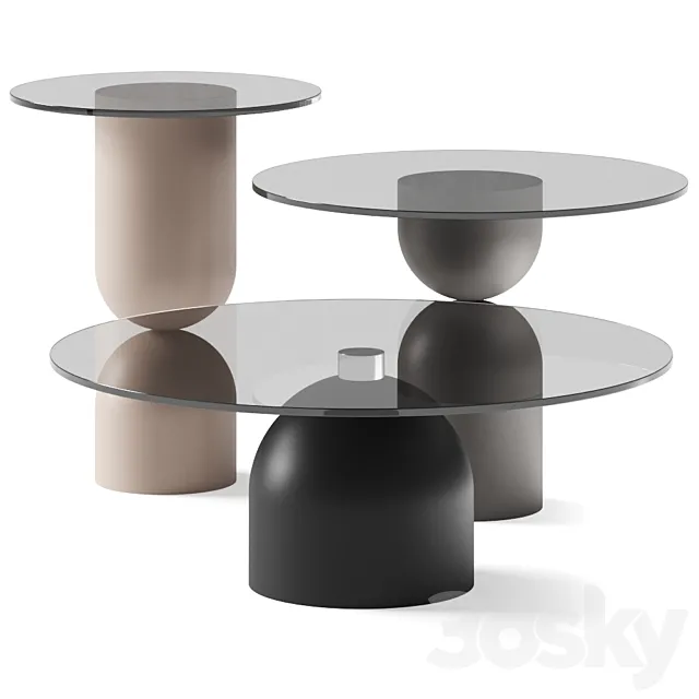 Ana Roque Moma Coffee Tables 3DS Max - thumbnail 3