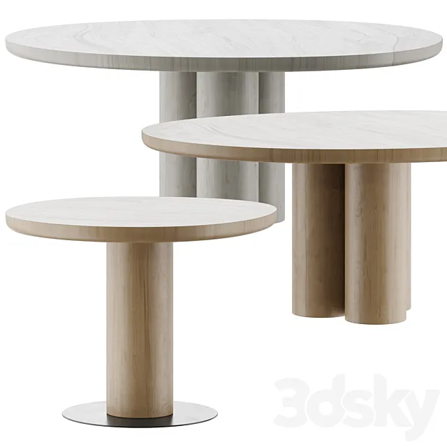 OLLE dining table 3DS Max - thumbnail 3