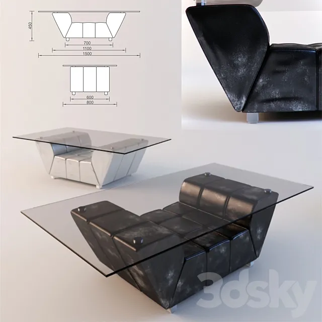 Table 3D Models – 0197