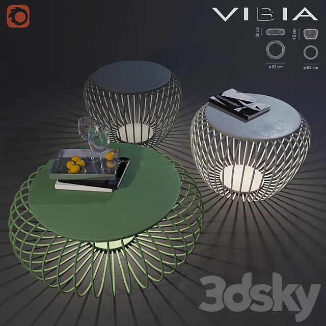 Street light VIBIA MERIDIANO 4710\/4715 3DS Max - thumbnail 3