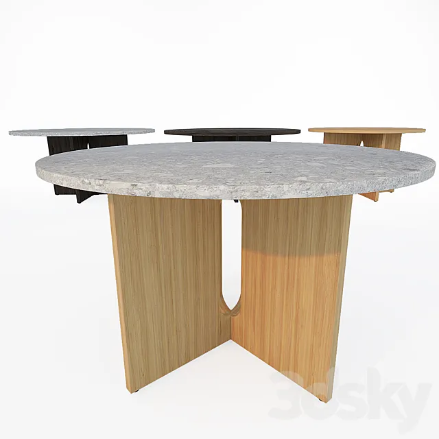 Table 3D Models – Androgyne Dining Table by Menu