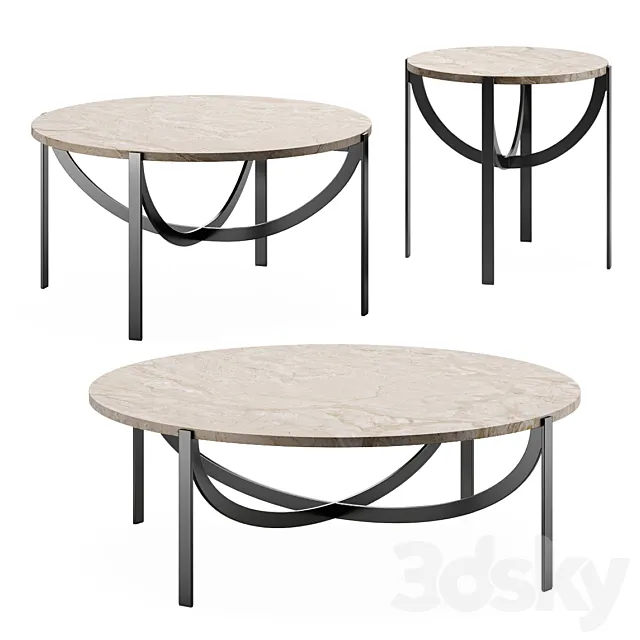 Table 3D Models – Astra Coffee Table L by La manufacture