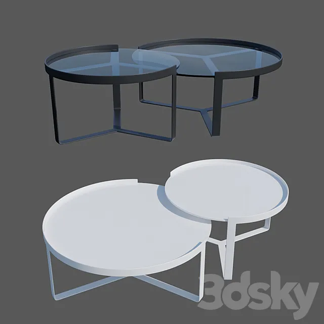 Table 3D Models – Aula Nesting Coffee Table