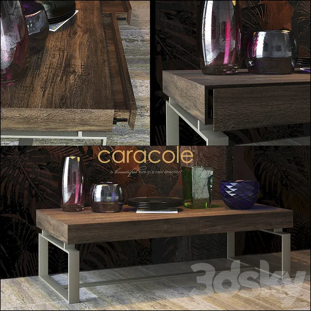Table 3D Models – CARACOLE Cocktail Table ATS-COCTAB-002
