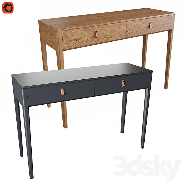 Table 3D Models – Case console cosmetic table