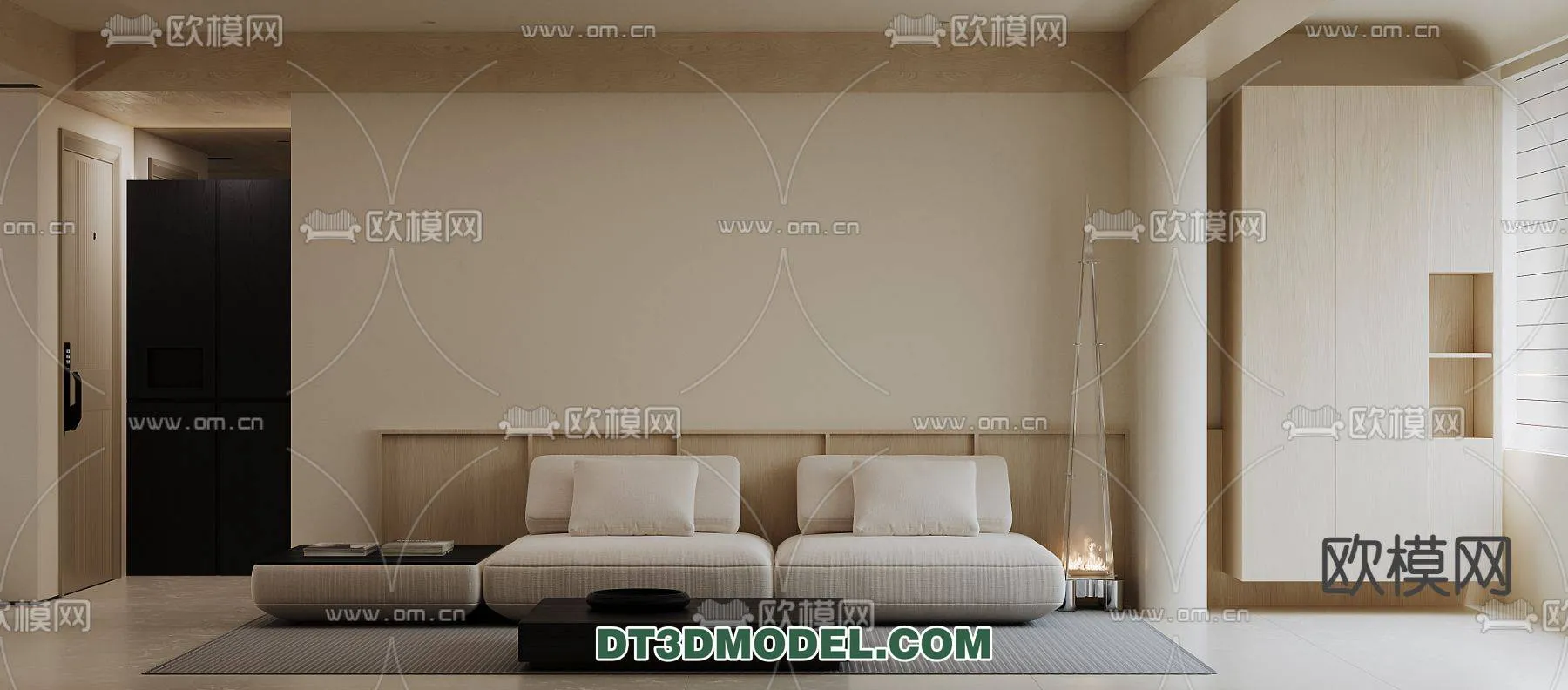 WABI SABI STYLE 3D MODELS – LIVING ROOM – 0015