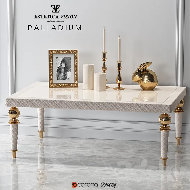 Table 3D Models – Coffee table Palladium