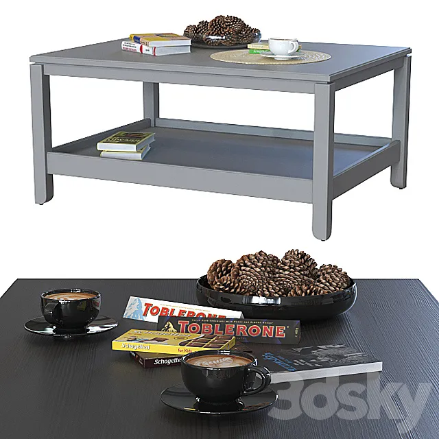 Table 3D Models – Coffee tables IKEA Havsta