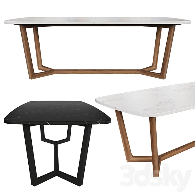 Table 3D Models – Concorde table by Poliform