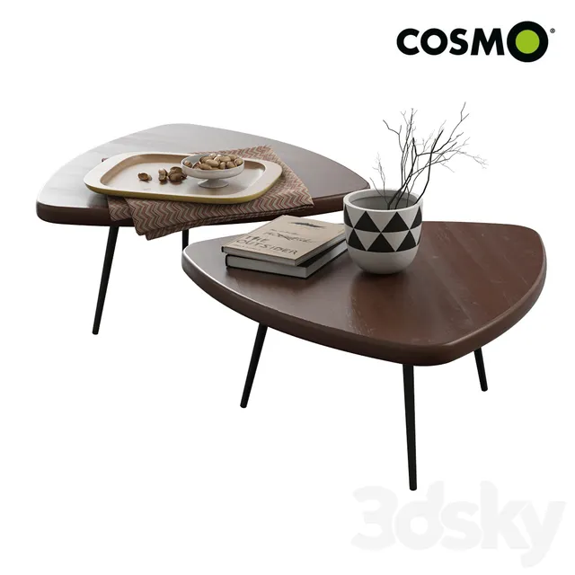 Table 3D Models – Cosmo Charlotte decorative set