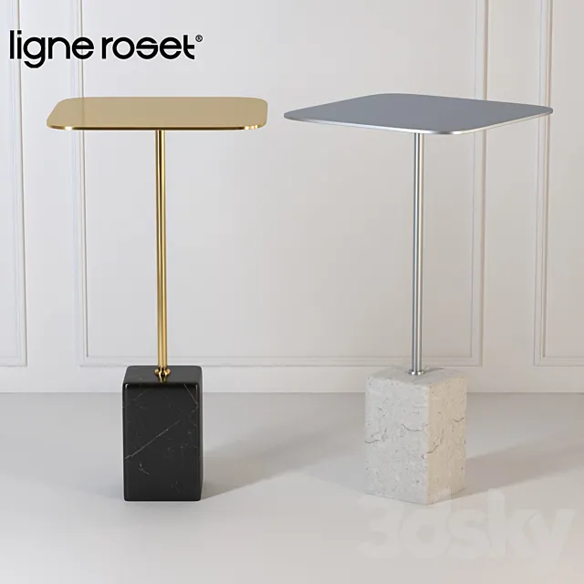 Table 3D Models – Cupidon Occasional Table Square Top