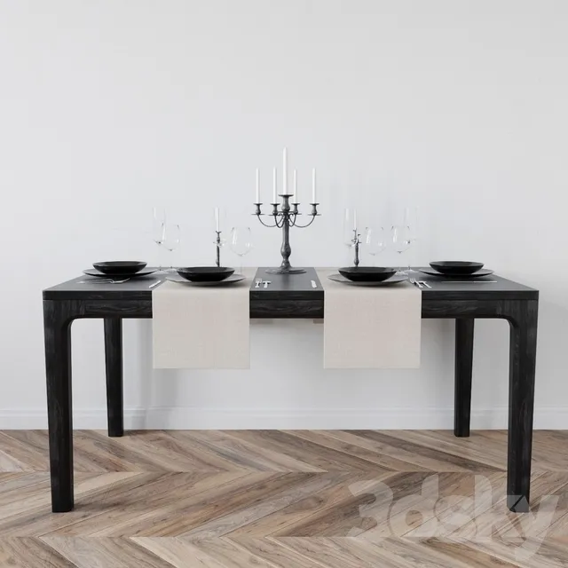 Table 3D Models – Dining table MAVIS