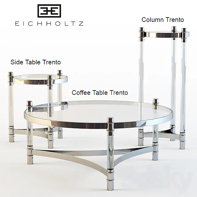 Table 3D Models – EICHHOLTZ Trento tables