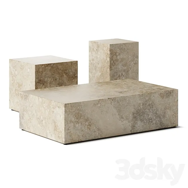 Table 3D Models – Menu Plinth Cubic Coffee Table