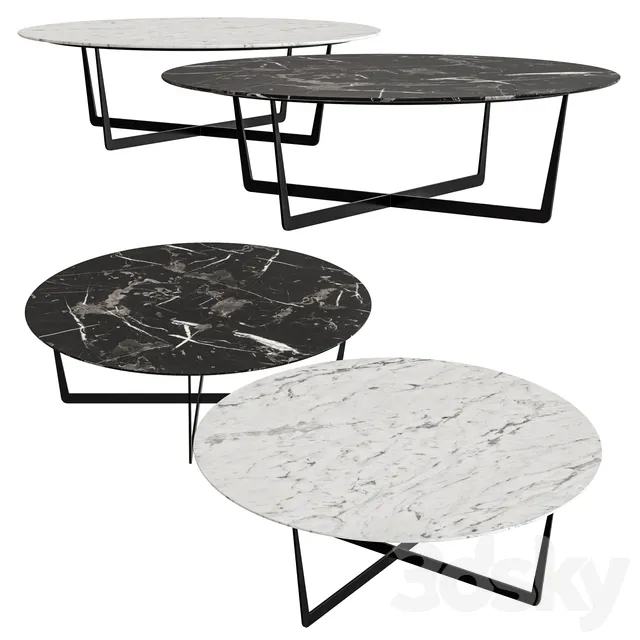 Table 3D Models – NV Gallery Bexter Coffee Tables