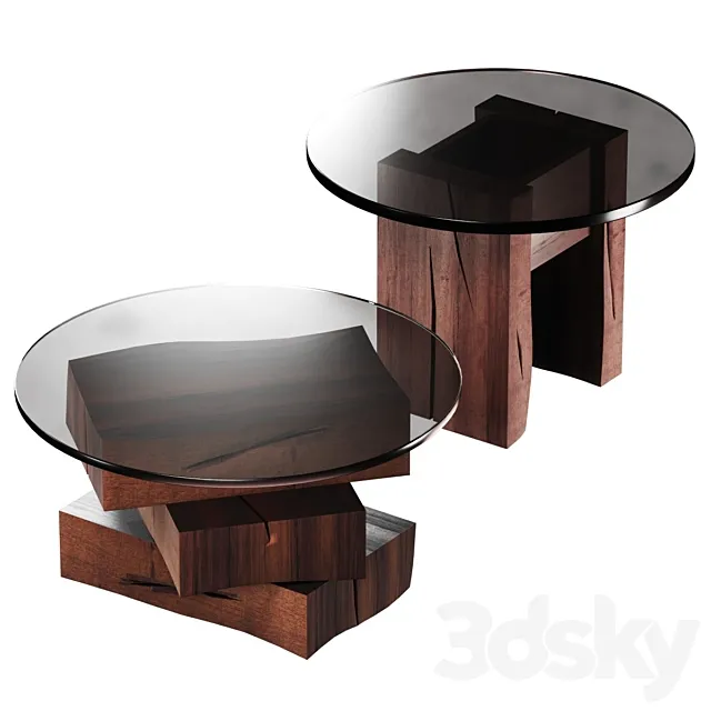 Table 3D Models – Slab tables