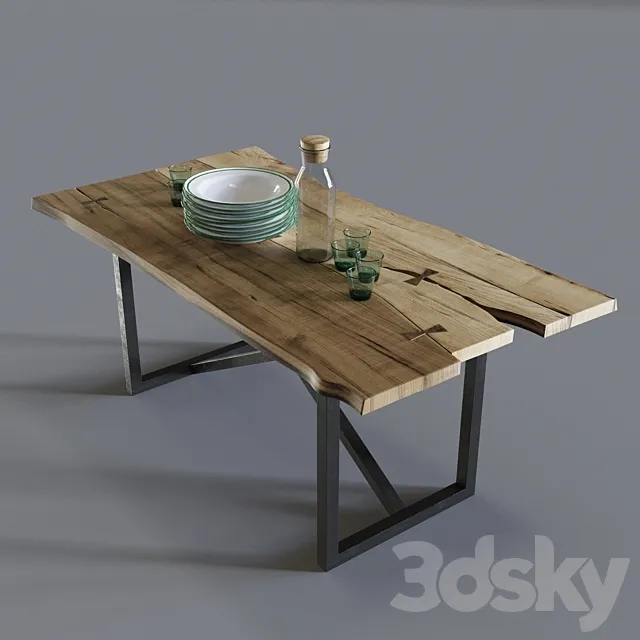 Table 3D Models – Sleb 002