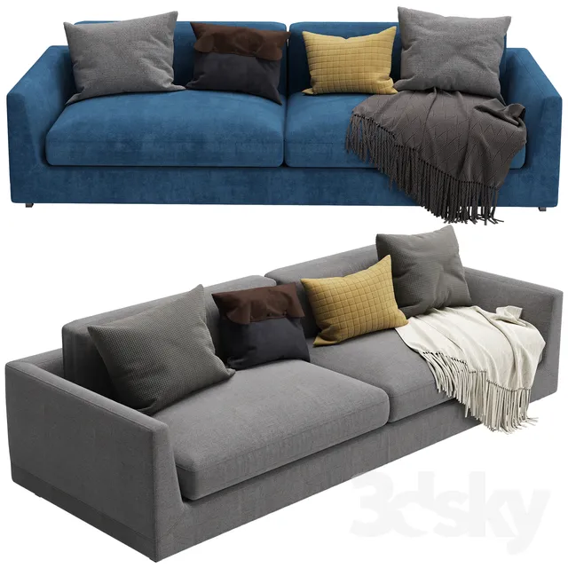 Sofa MisuraEmme PHOENIX 3DS Max - thumbnail 3