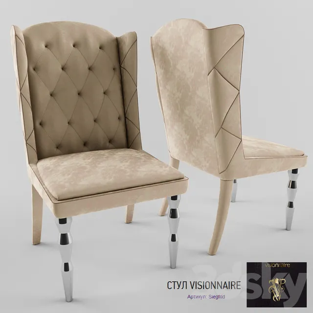 Chair and Armchair 3D Models – 0007