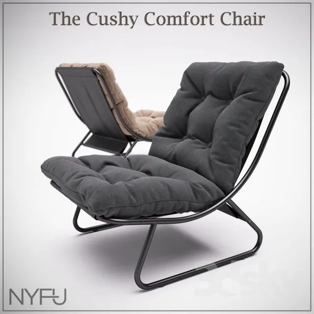 The Cushy Comfort Chair 3DS Max - thumbnail 3