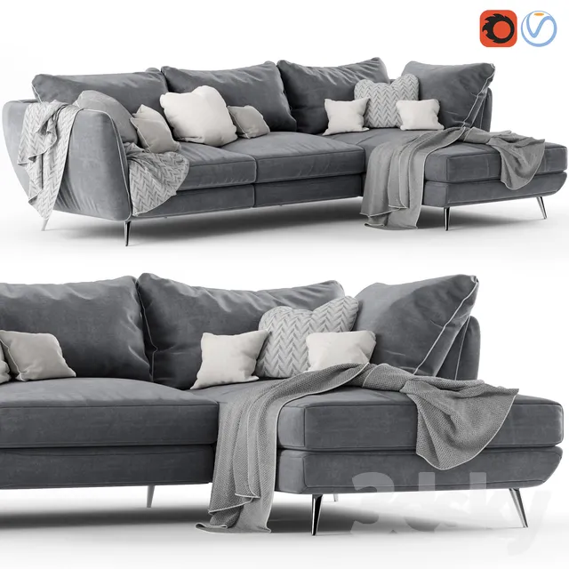 Furniture – Sofa 3D Models – 0330