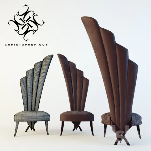 Chair and Armchair 3D Models – 0043