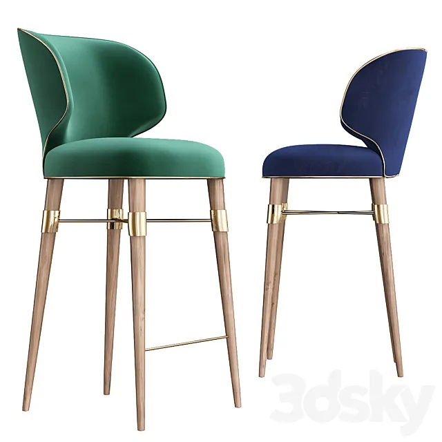 Chair and Armchair 3D Models – 0056