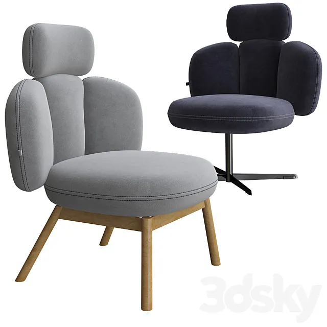 Chair and Armchair 3D Models – 0088