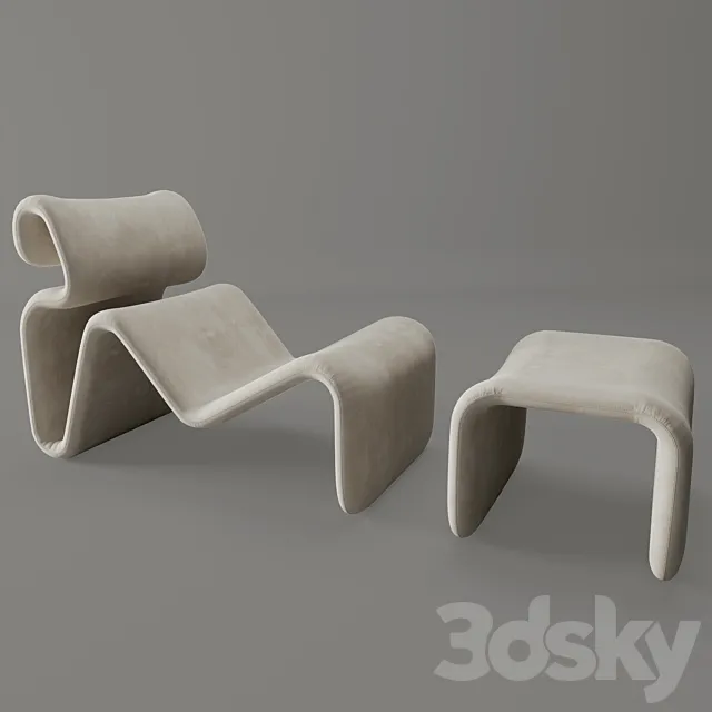 Chair and Armchair 3D Models – 0112