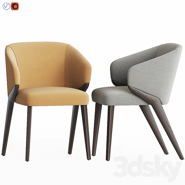 Chair and Armchair 3D Models – 0123