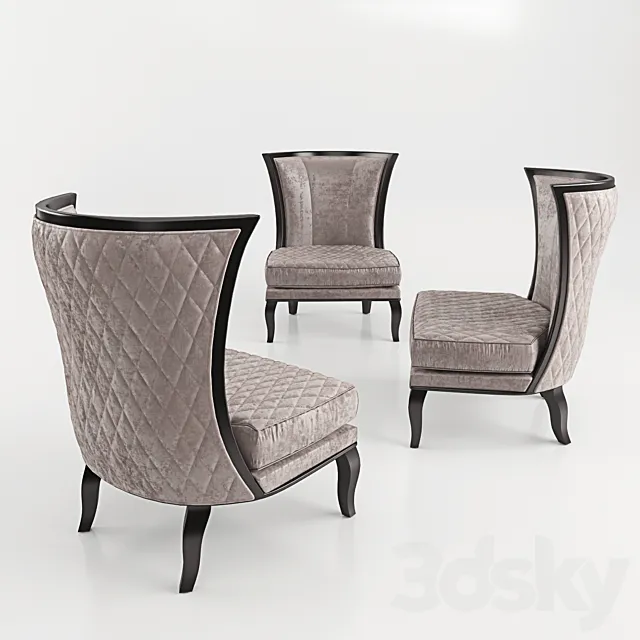 Chair Byron DVHome collection 3DS Max - thumbnail 3