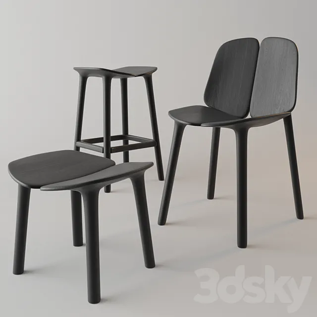 Chair and Armchair 3D Models – 0132