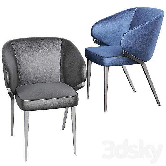 Chair and Armchair 3D Models – 0134