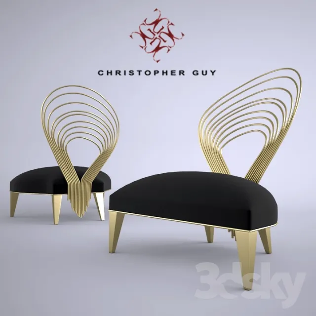 Christopher Guy Chair 60-0411 3DS Max - thumbnail 3
