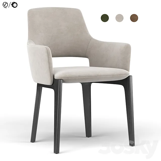 Chair and Armchair 3D Models – 0210